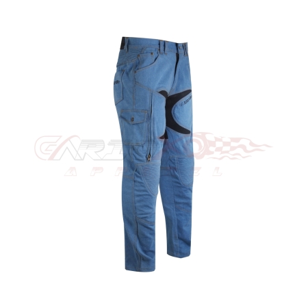 Men Motorcycle Armored Kevlar Jeans Pants